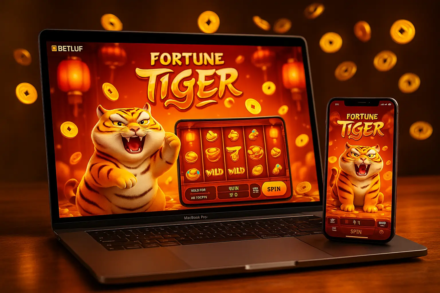 Fortune Tiger é um jogo imperdível no BETLUF Casino