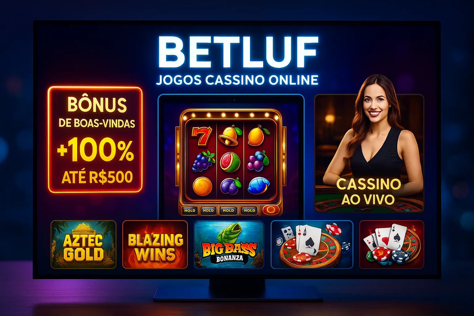 Jogos de cassino online inovadores e emocionantes na BETLUF